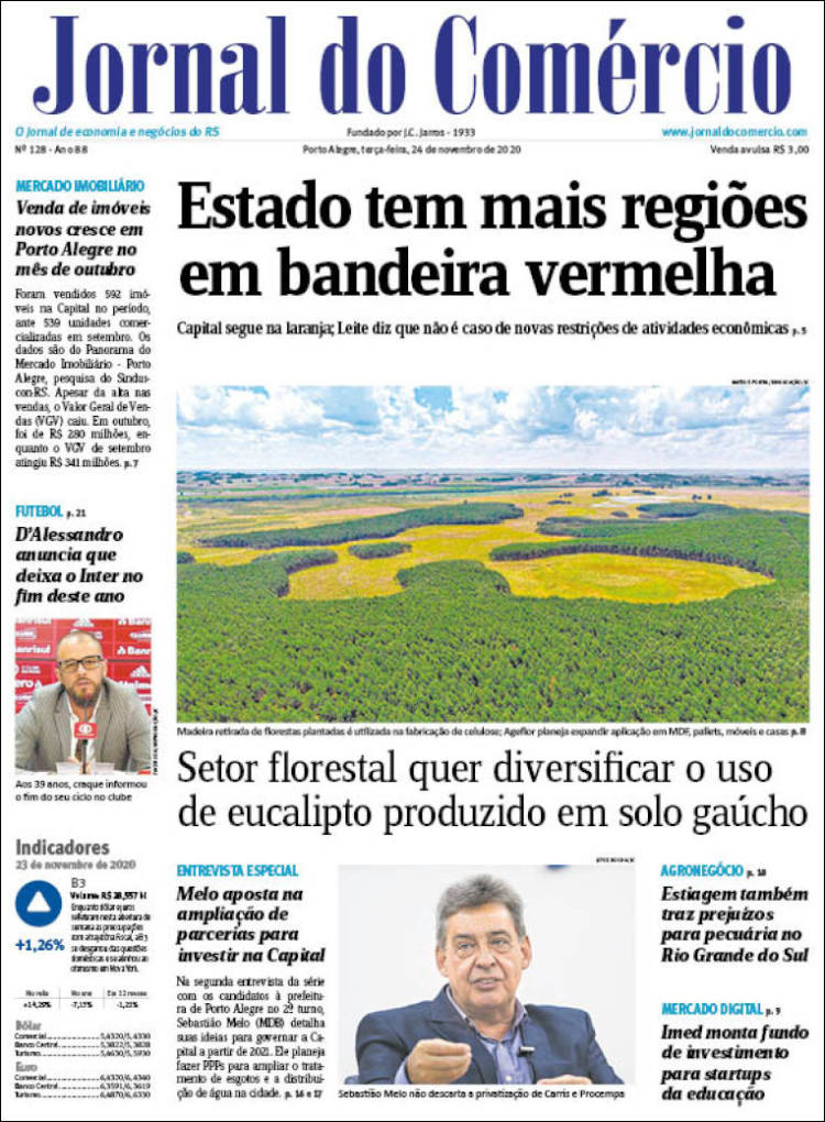 Portada de Jornal do Comércio (Brasil)