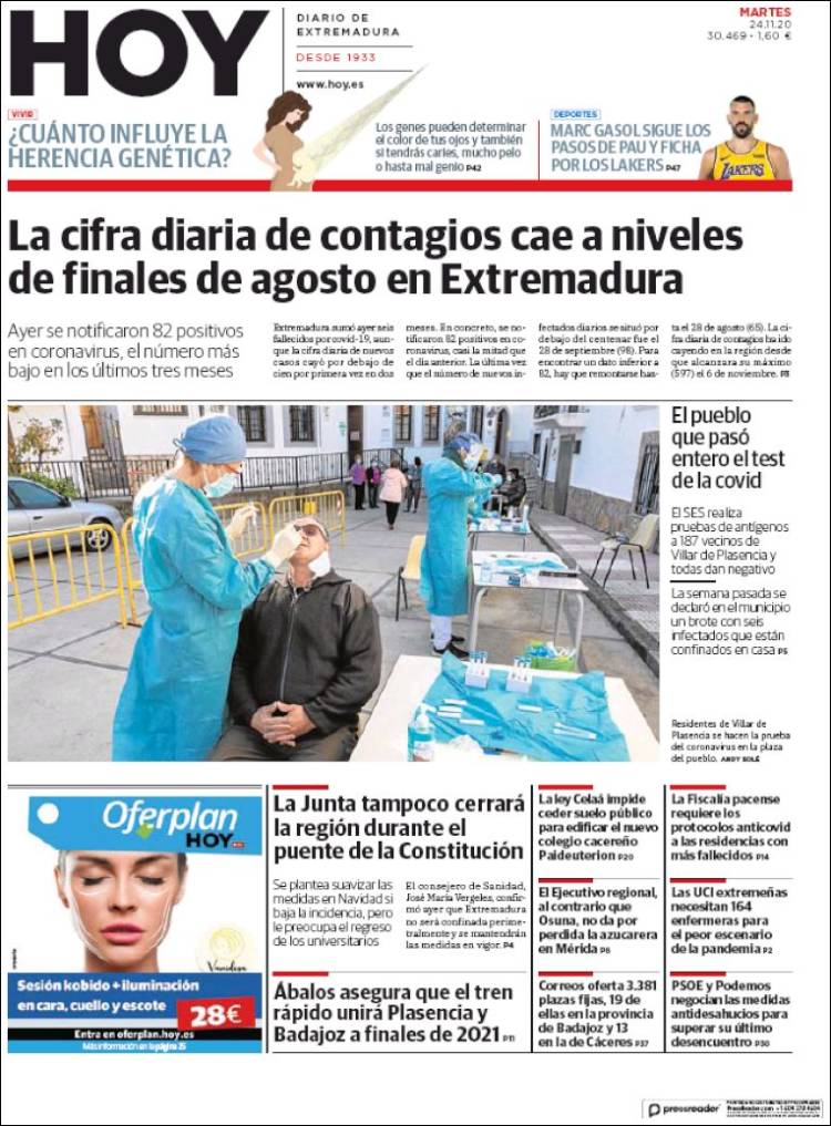 Portada de Hoy - Badajoz (España)