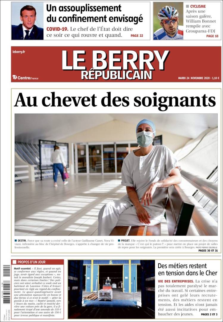 Portada de Berry Republicain (Francia)