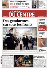 Portada de Le Journal du Centre (Francia)