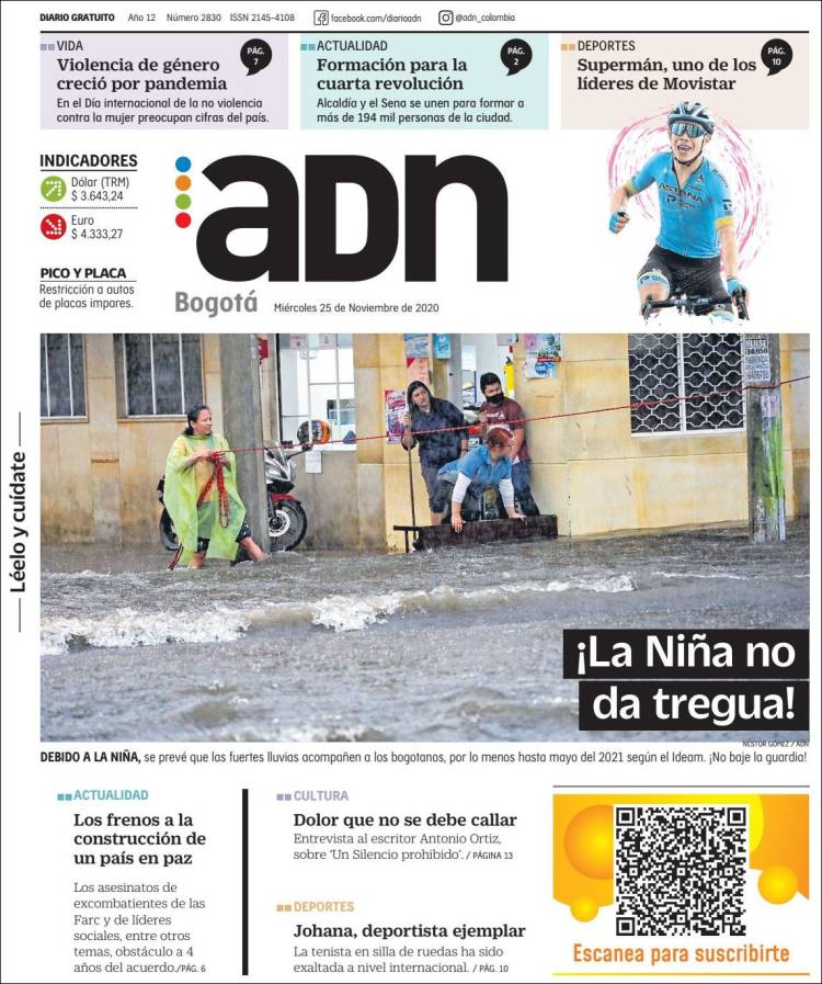 Portada de ADN - Bogotá (Colombia)