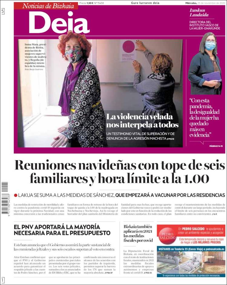 Portada de Deia (España)