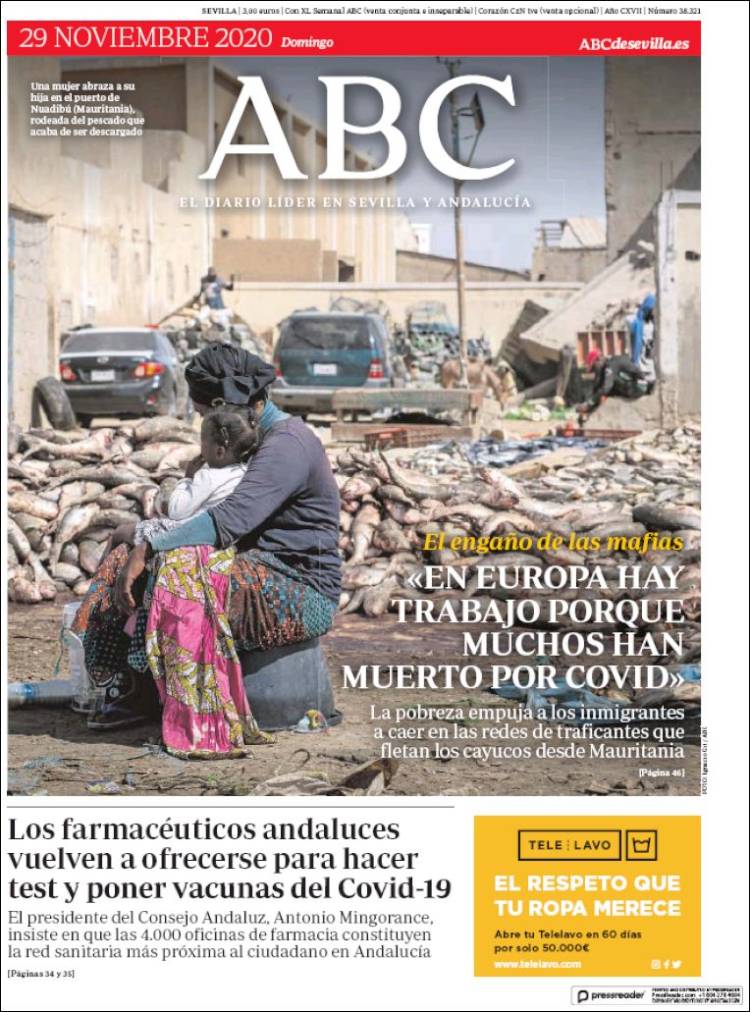 Portada de ABC - Sevilla (Spain)