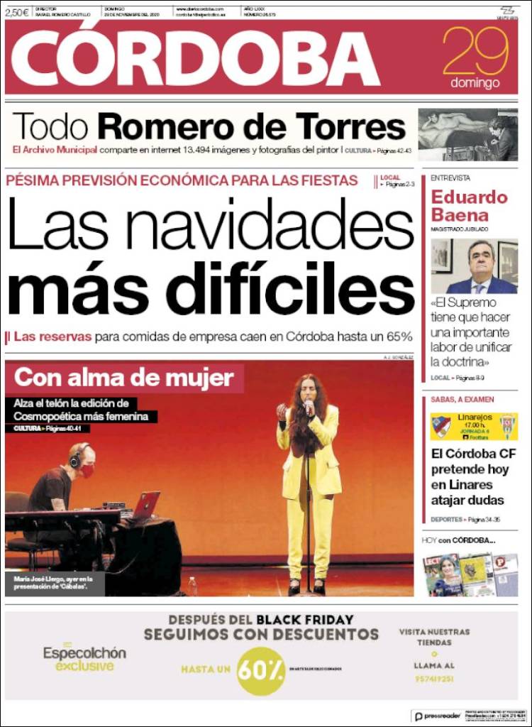 Portada de Diario de Córdoba (Spain)