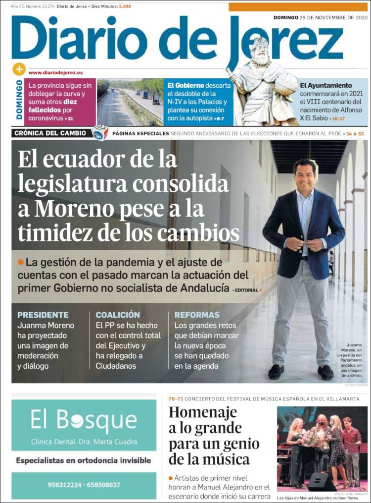 Portada de Diario de Jerez (España)