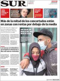 Portada de Diario el Sur (España)