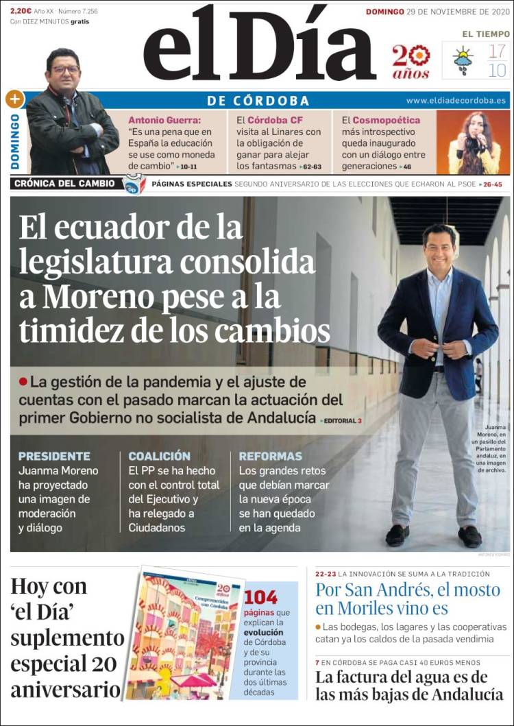 Portada de El Día de Córdoba (Spain)