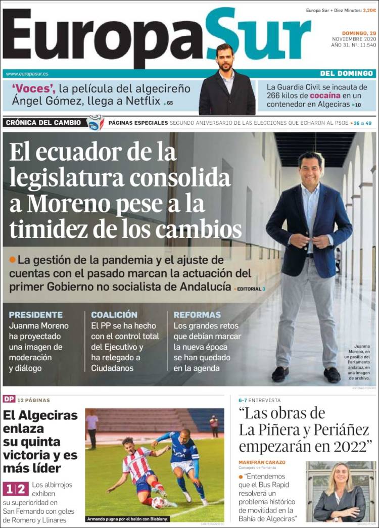 Portada de Europa Sur (Spain)