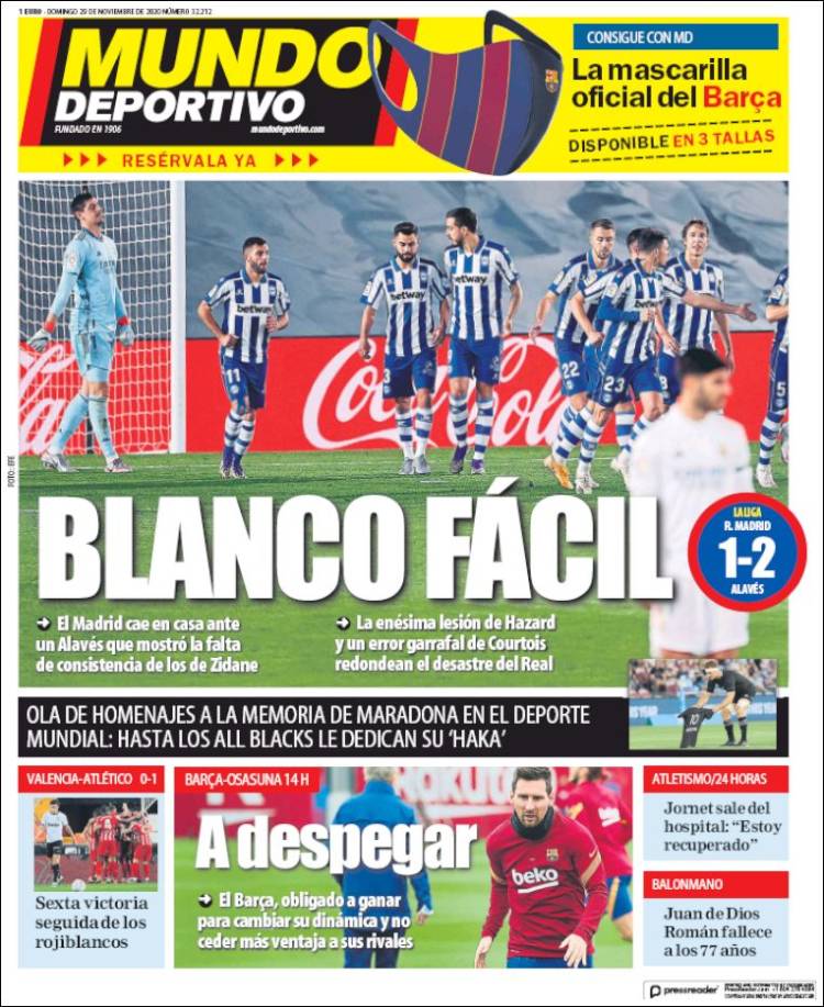 Portada de El Mundo Deportivo (España)