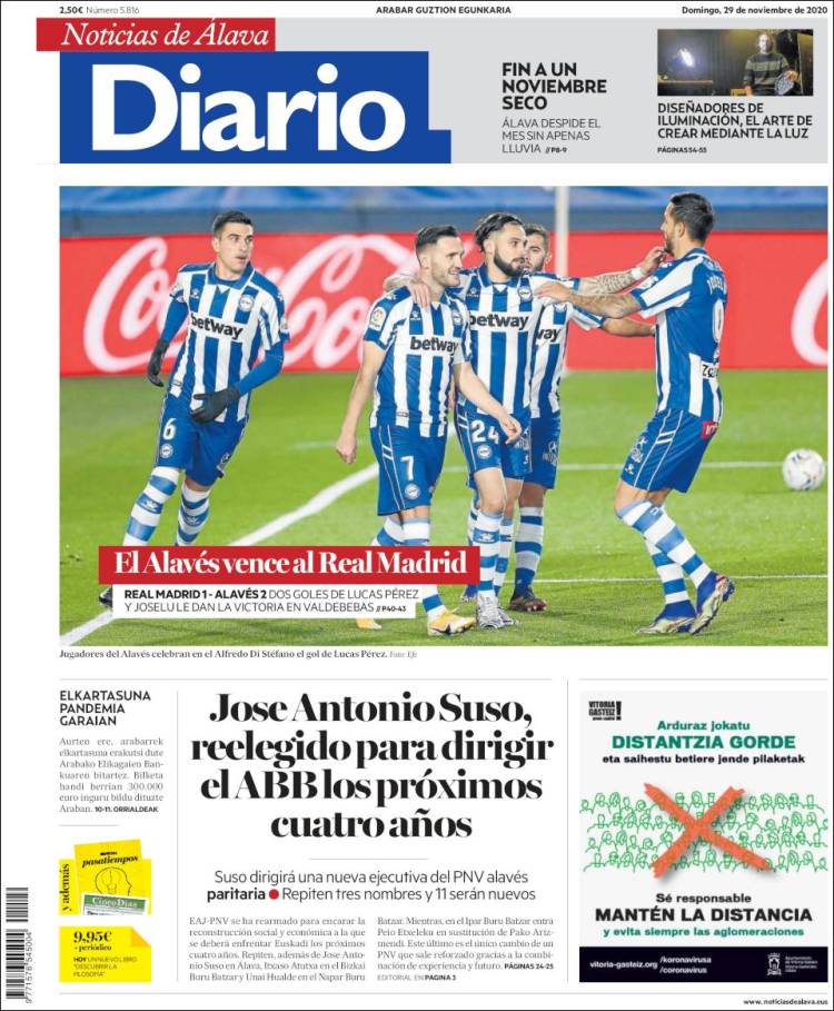 Portada de Noticias de Álava (España)