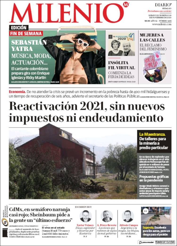 Portada de Milenio de Hidalgo (México)