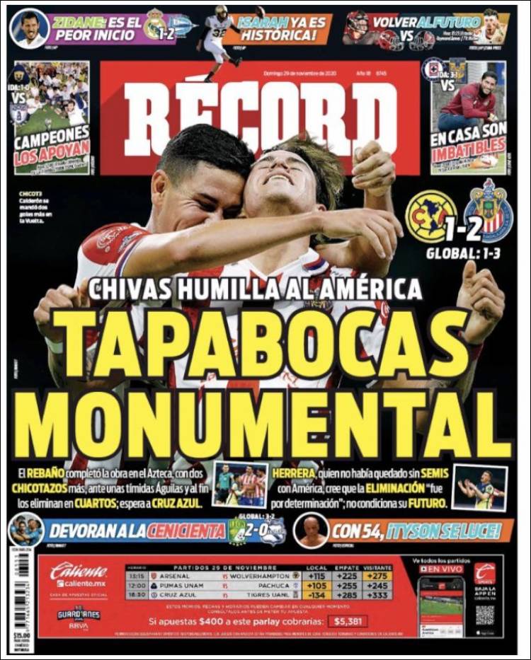 Portada de Record (México)