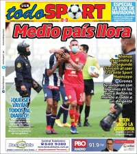 Portada de TodoSport (Perú)