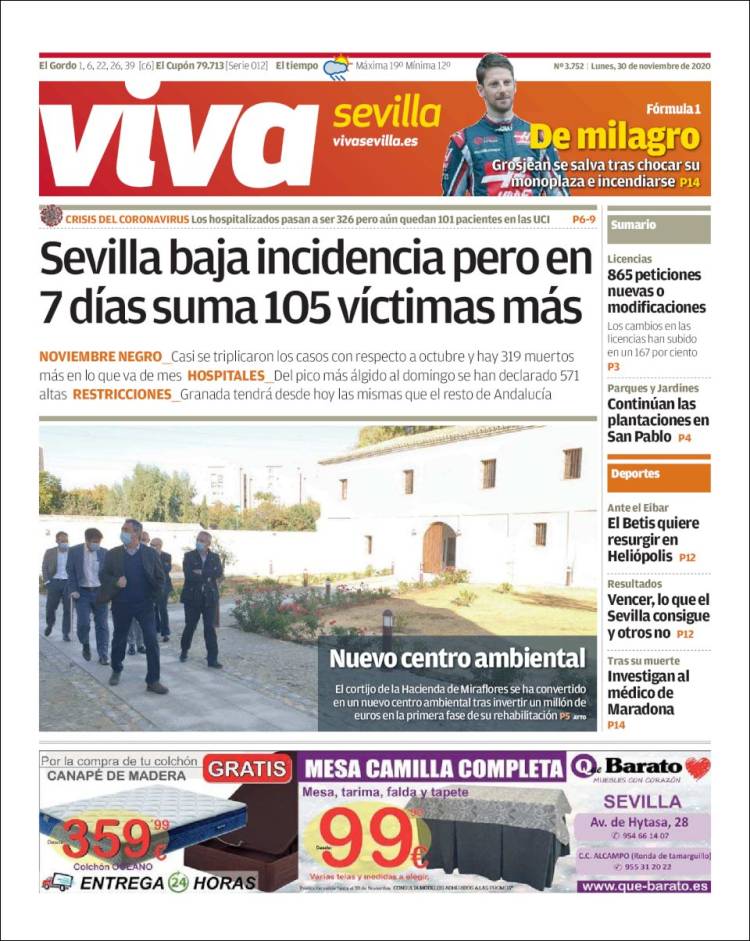 Portada de Viva Sevilla (España)