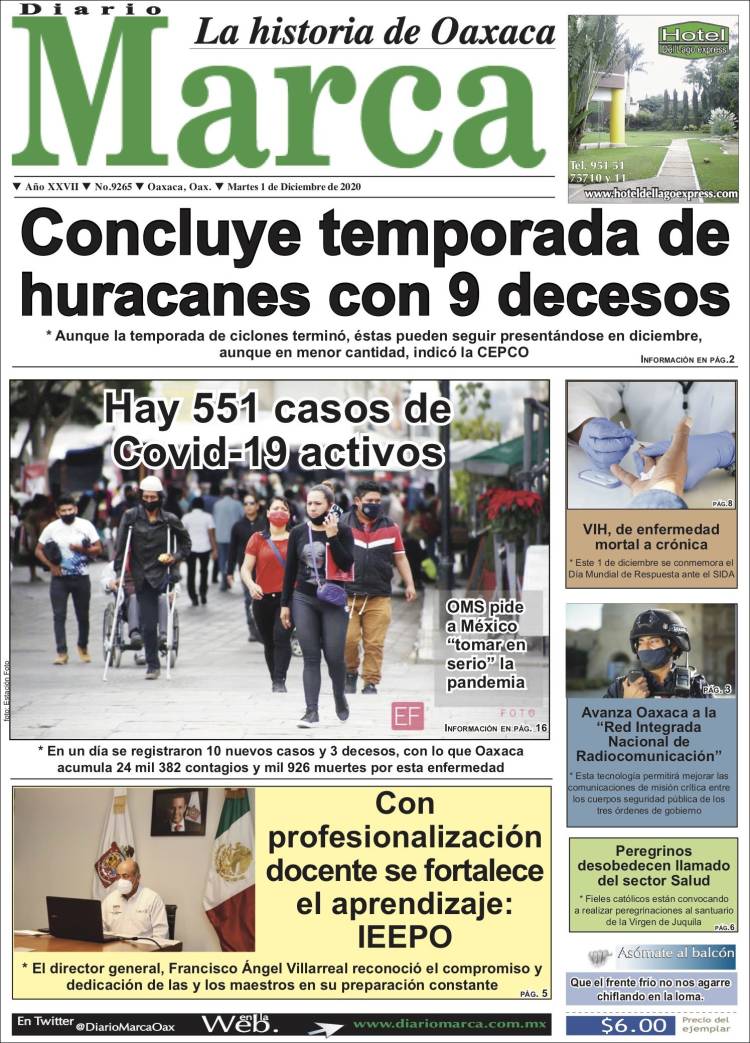 Portada de Diario Marca (México)