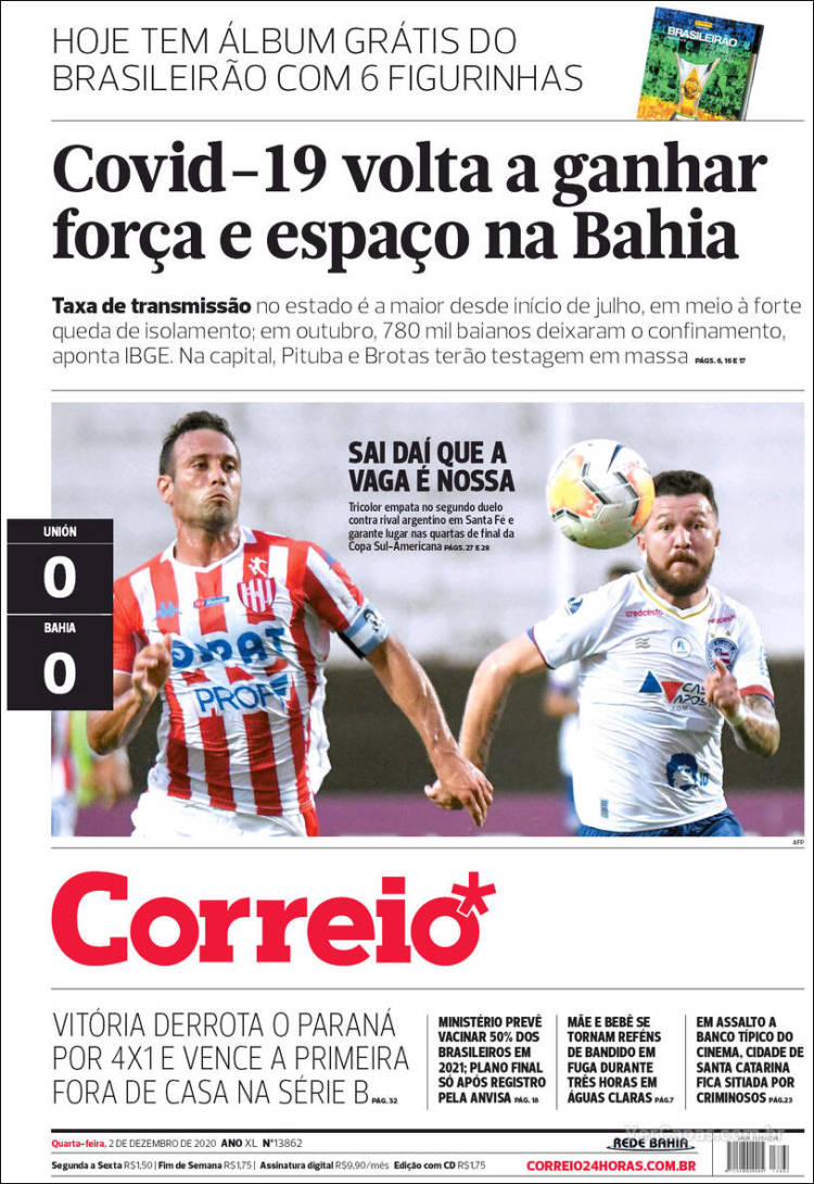 Portada de Correio* (Brasil)