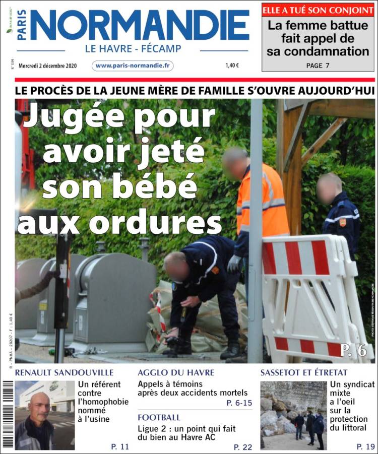 Portada de Le Havre Libre (Francia)