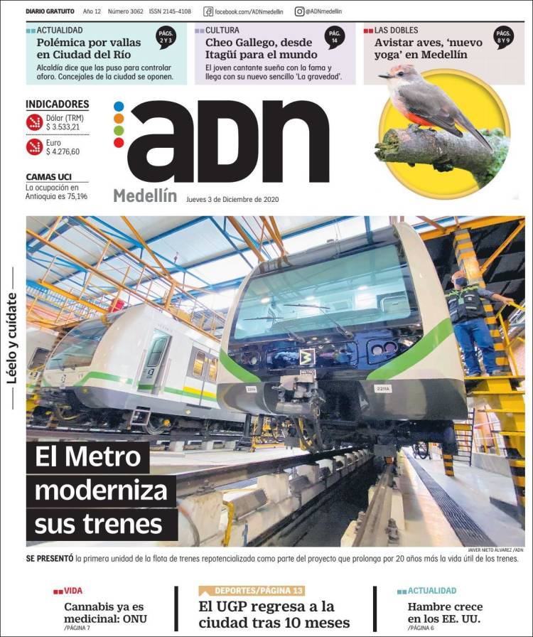 Portada de ADN - Medellín (Colombia)