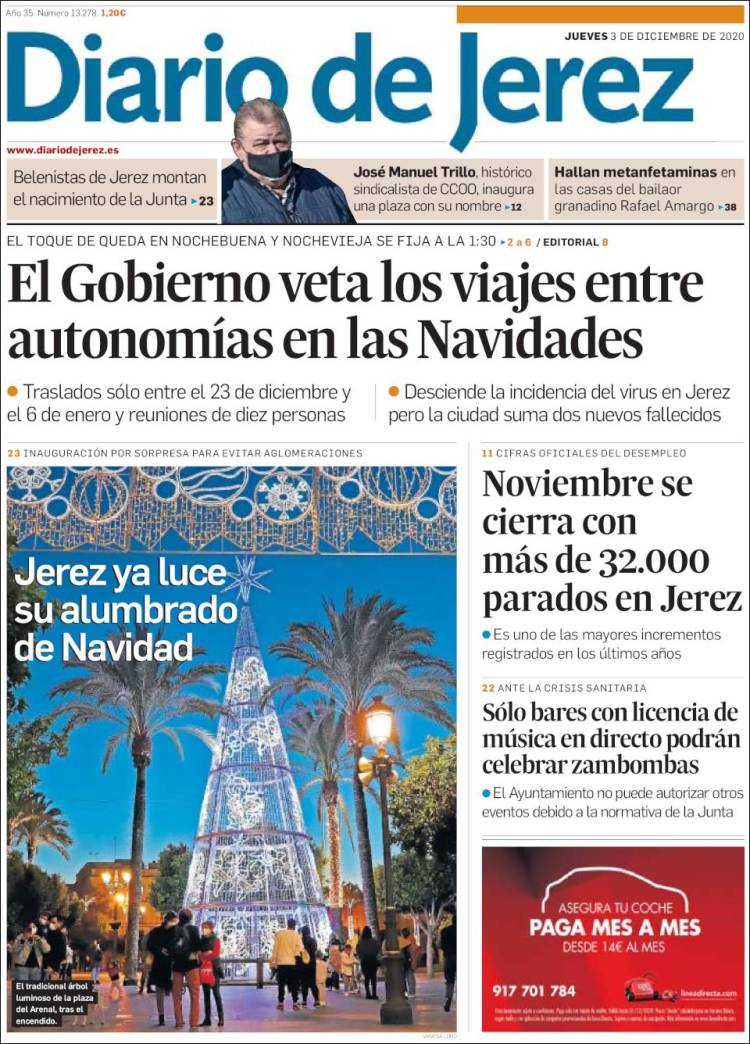 Portada de Diario de Jerez (Espa&ntilde;a)