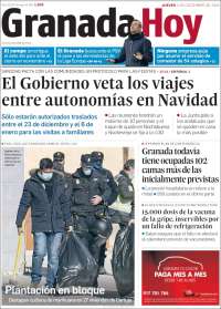 Portada de Granada Hoy (España)