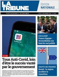 Portada de La Tribune (Francia)