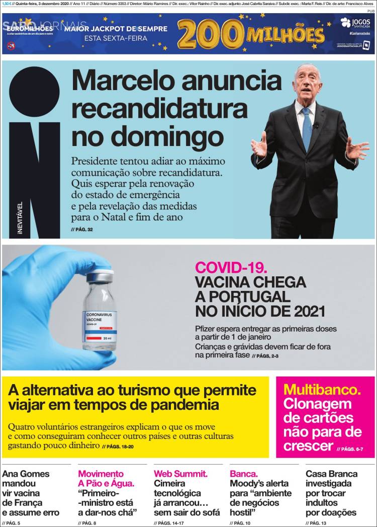 Portada de I - informação (Portugal)