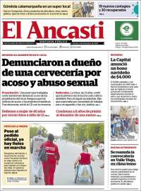 Portada de El Ancasti (Argentina)