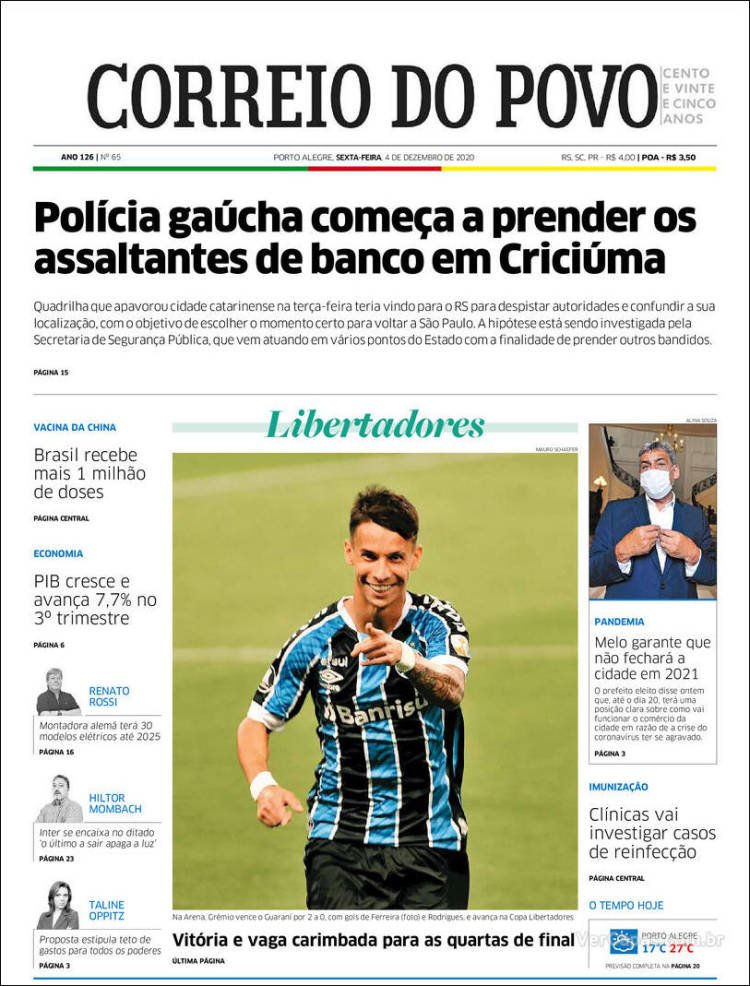 Portada de Correio Do Povo (Brasil)