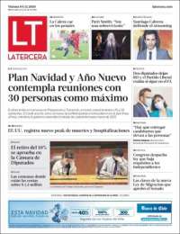 Portada de La Tercera (Chile)