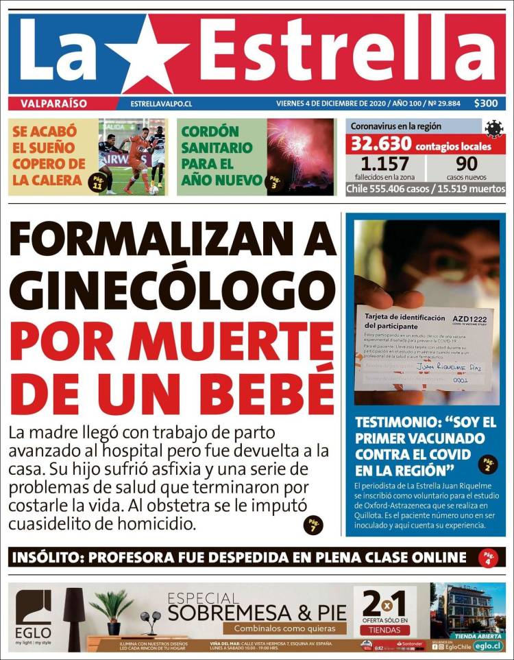 Portada de Estrella de Valparaiso (Chile)