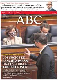 Portada de ABC (España)