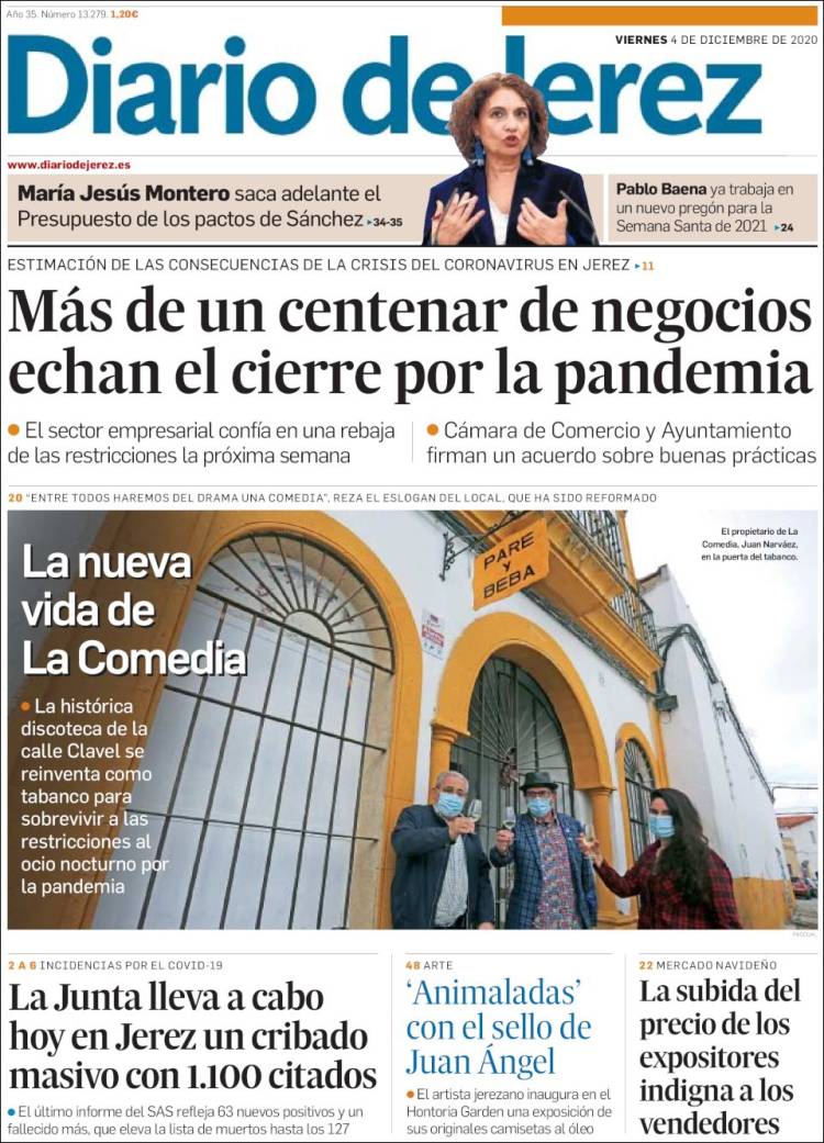 Portada de Diario de Jerez (España)