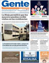 Portada de Gente en Logroño (España)