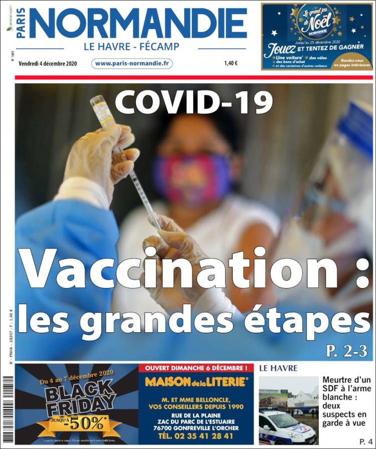 Portada de Le Havre Libre (Francia)