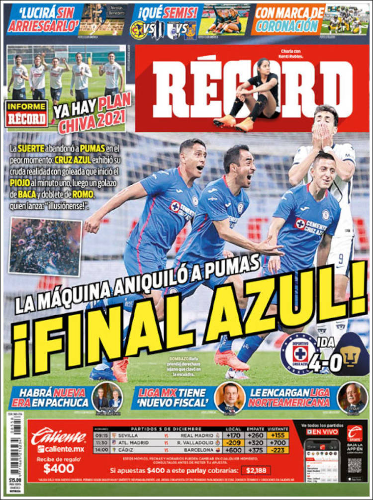 Portada de Record (México)