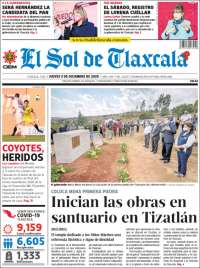 Portada de El Sol de Tlaxcala (México)