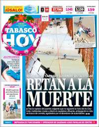 Portada de Tabasco Hoy (México)