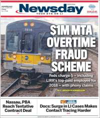 Portada de Newsday (USA)