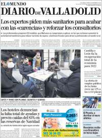 Portada de Diario de Valladolid (España)