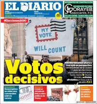 Portada de El Diario NY (USA)