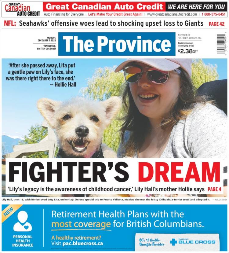 Portada de The Province (Canada)