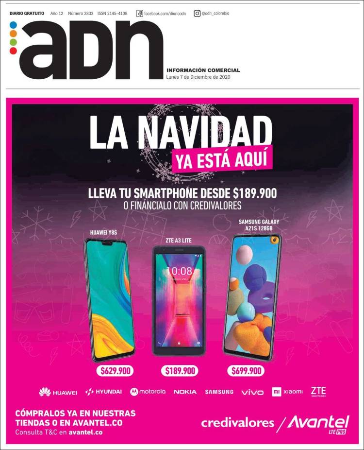 Portada de ADN - Medellín (Colombia)