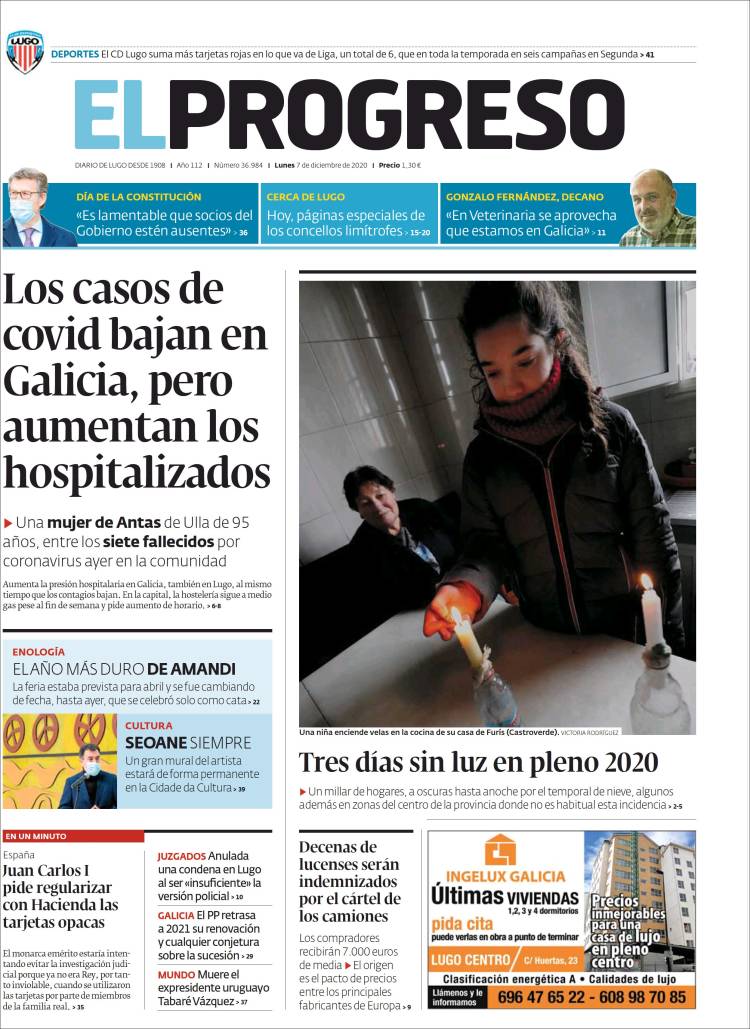 Portada de El Progreso (Espa&ntilde;a)