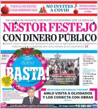 Portada de Diario Basta (México)