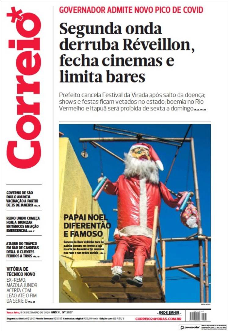 Portada de Correio* (Brasil)