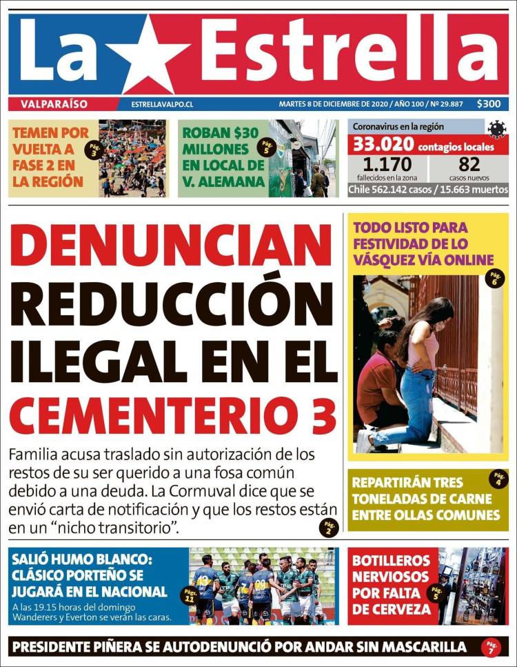 Portada de Estrella de Valparaiso (Chile)