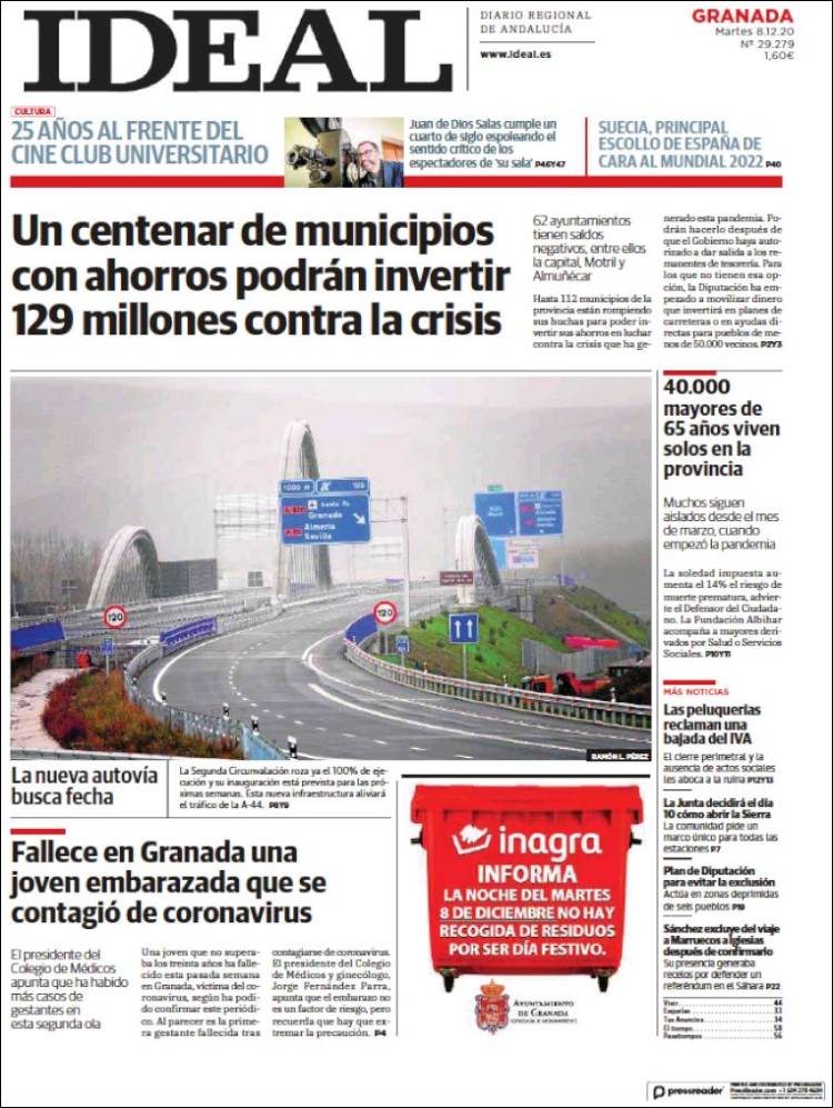 Portada de Ideal (Espa&ntilde;a)