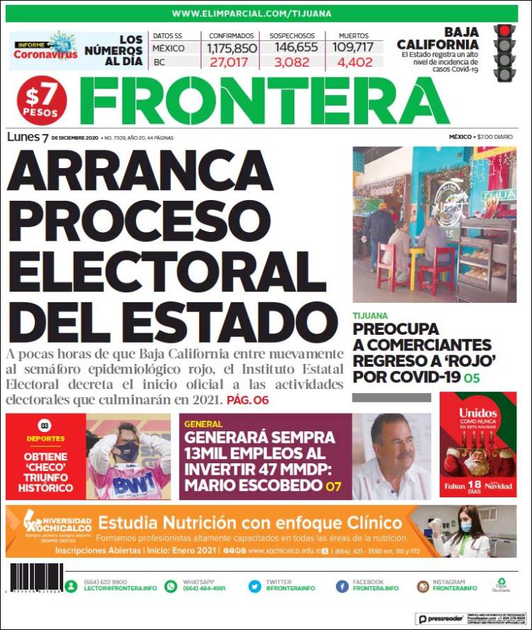 Portada de Frontera (Mexico)