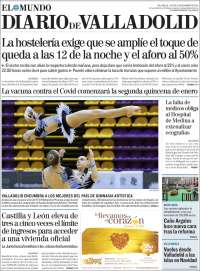 Portada de Diario de Valladolid (España)