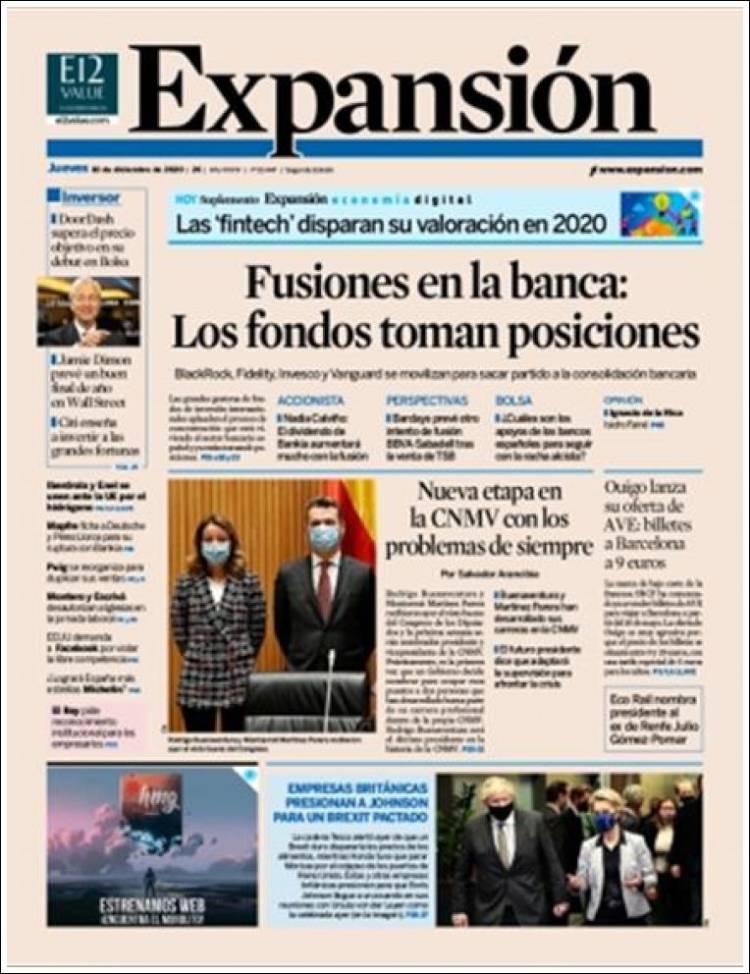 Portada de Expansión (Espa&ntilde;a)